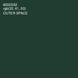 #203D32 - Outer Space Color Image